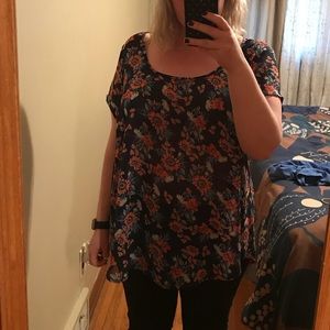Torrid Floral Blouse